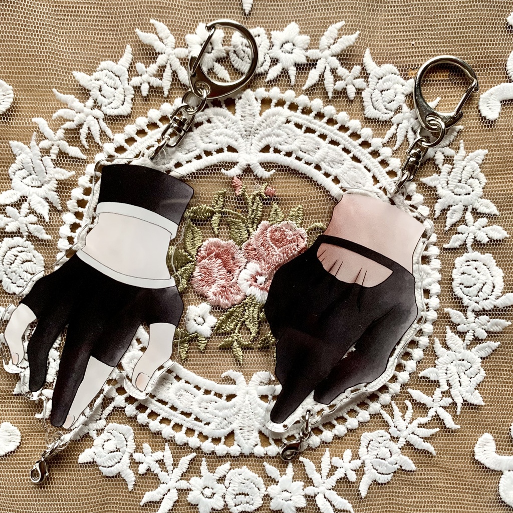 おててアクリルキーホルダー