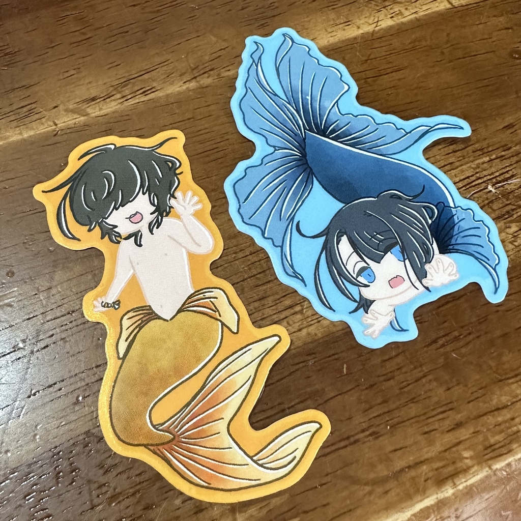 くわまつ金魚ちゃんシールセット