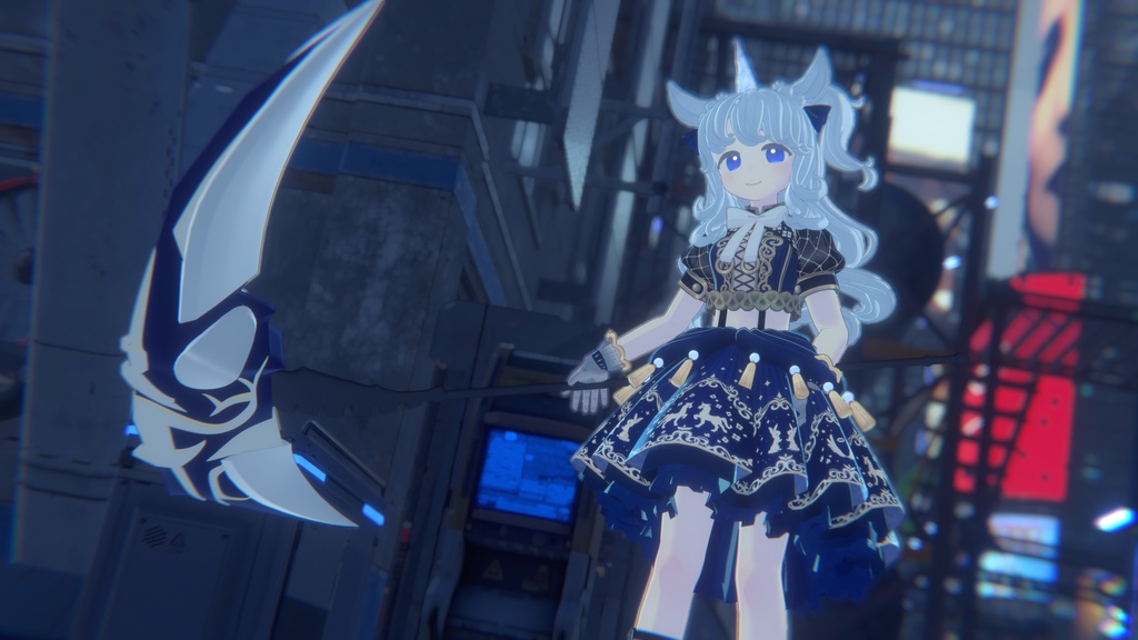 【VRC想定】青い残響の鎌