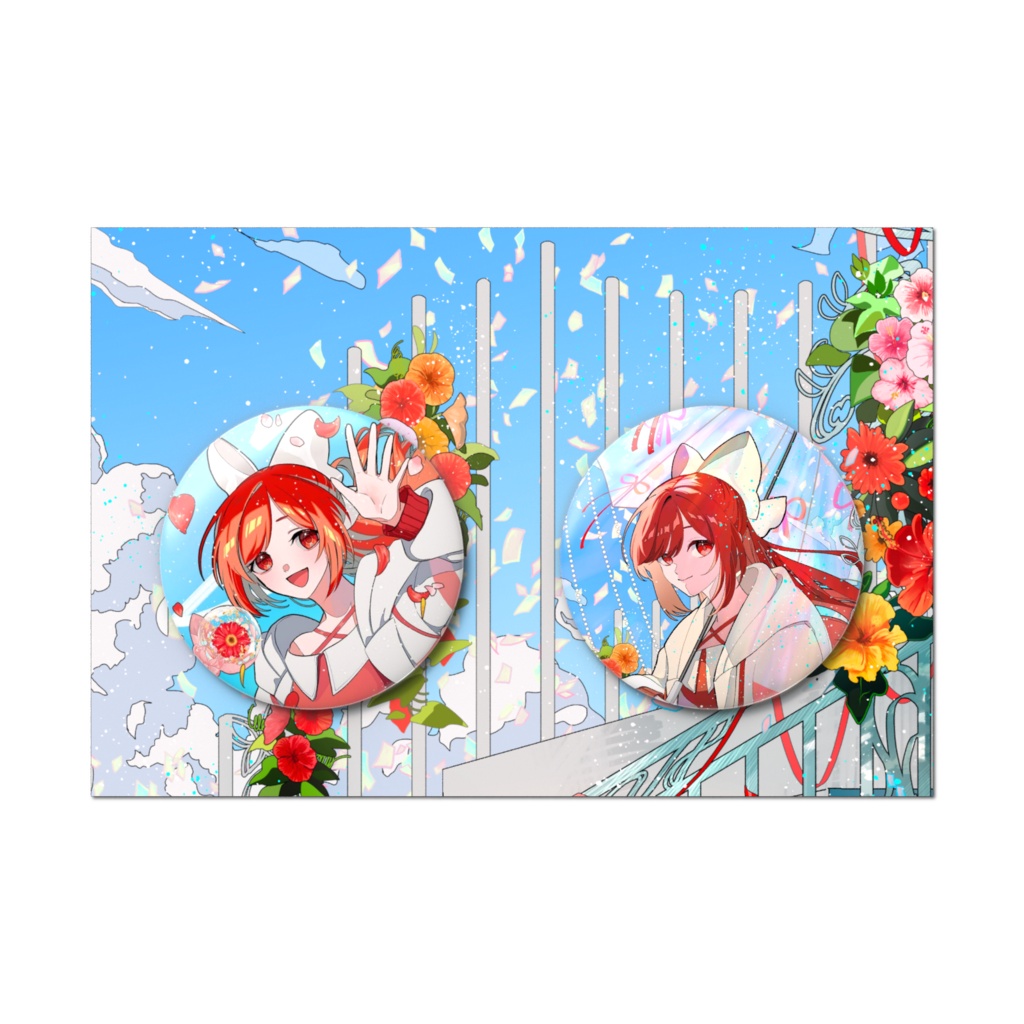 【6th Anniversary】缶バッジ2個セット