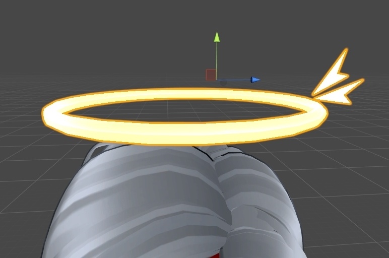 VRChat用アクセサリー「ちょっとオシャレな天使の輪」