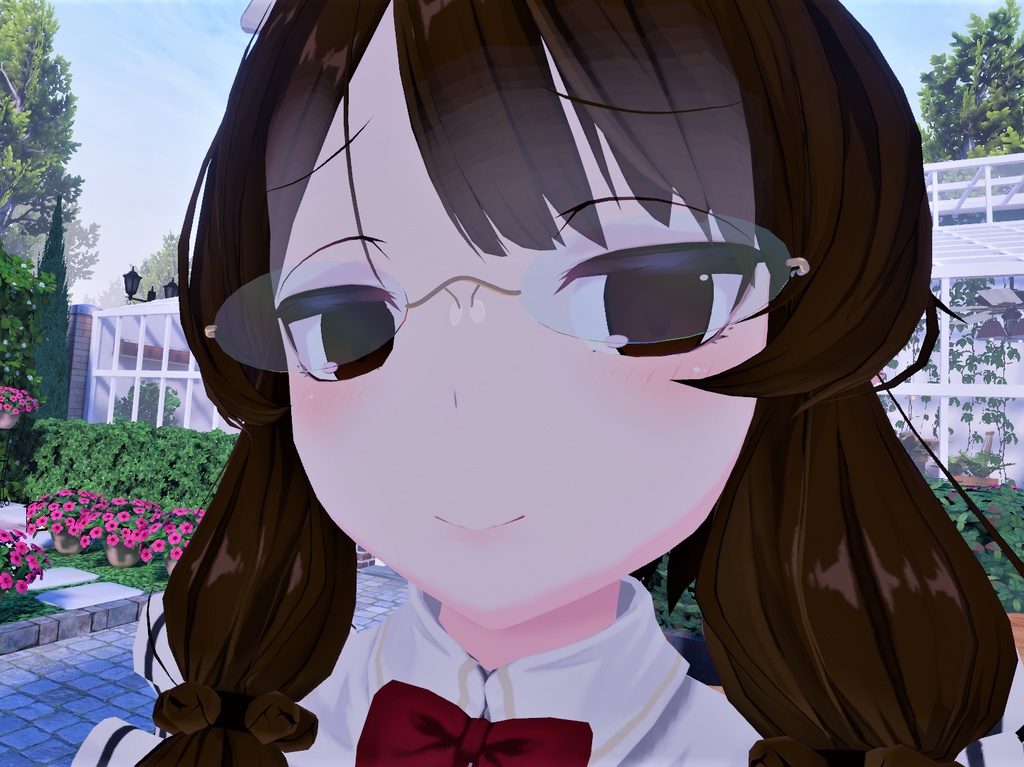 サタリナ族のメイドさん用アクセサリー「にこメガネ」