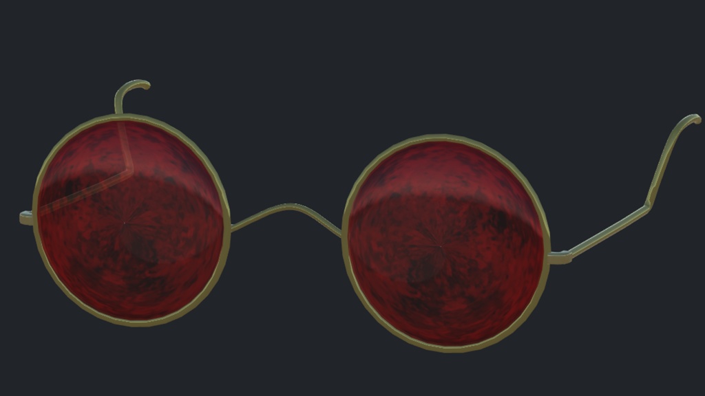 シャーロ用アクセサリー「まふぃあメガネ」