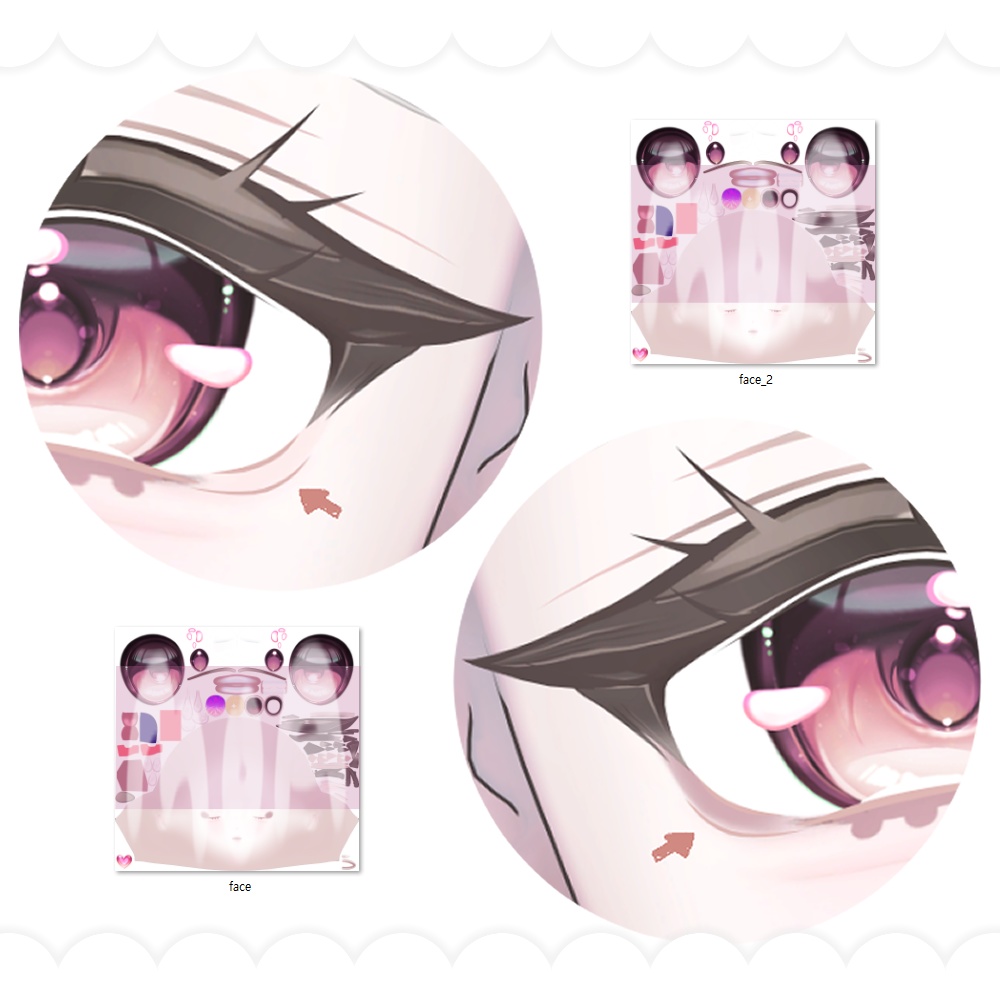 ୨୧ MAYO_Make up_Bland Shapes_01 ୨୧