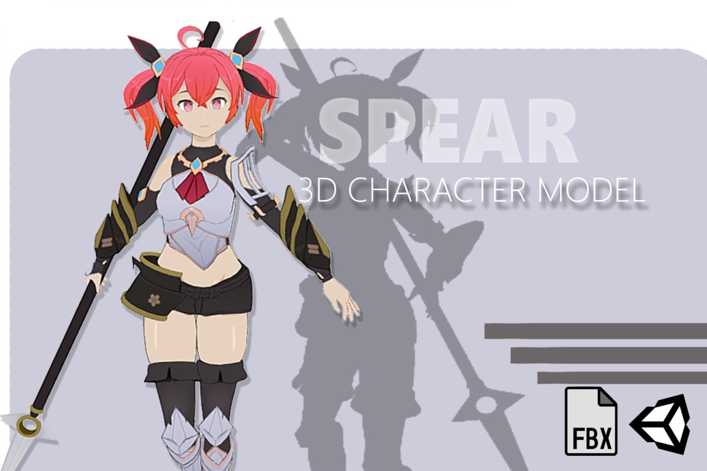 Anime Combat SpearGirl