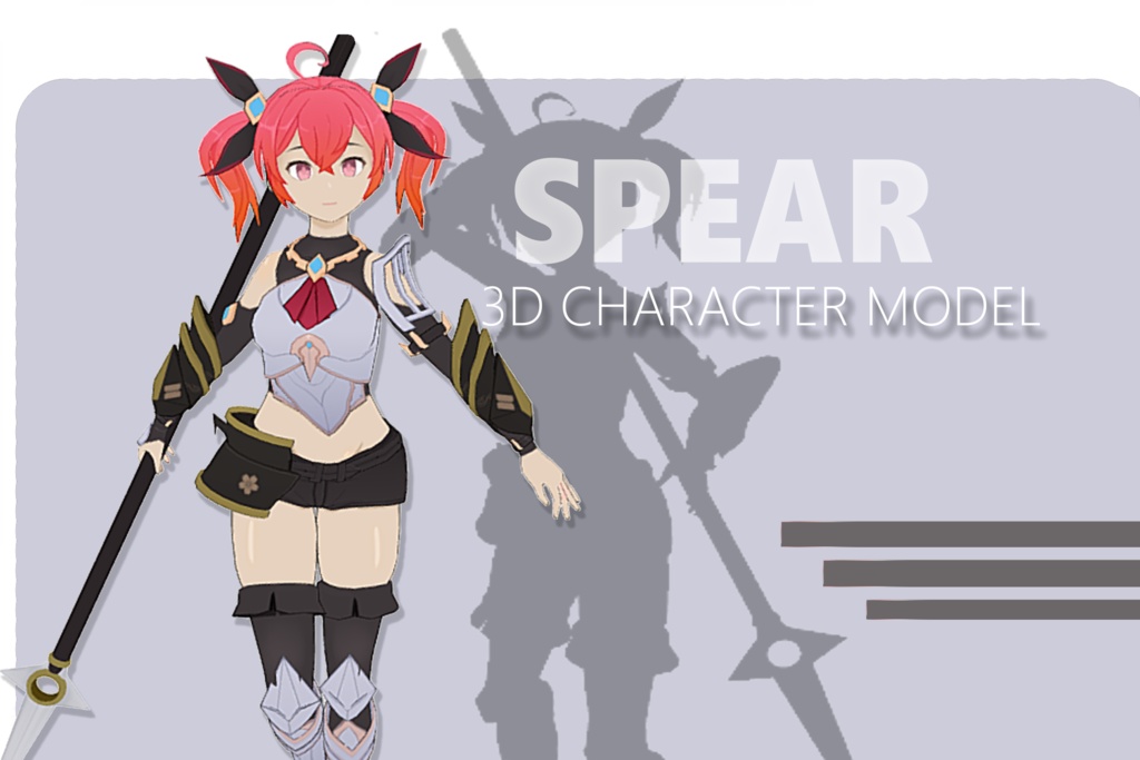 Anime Combat SpearGirl