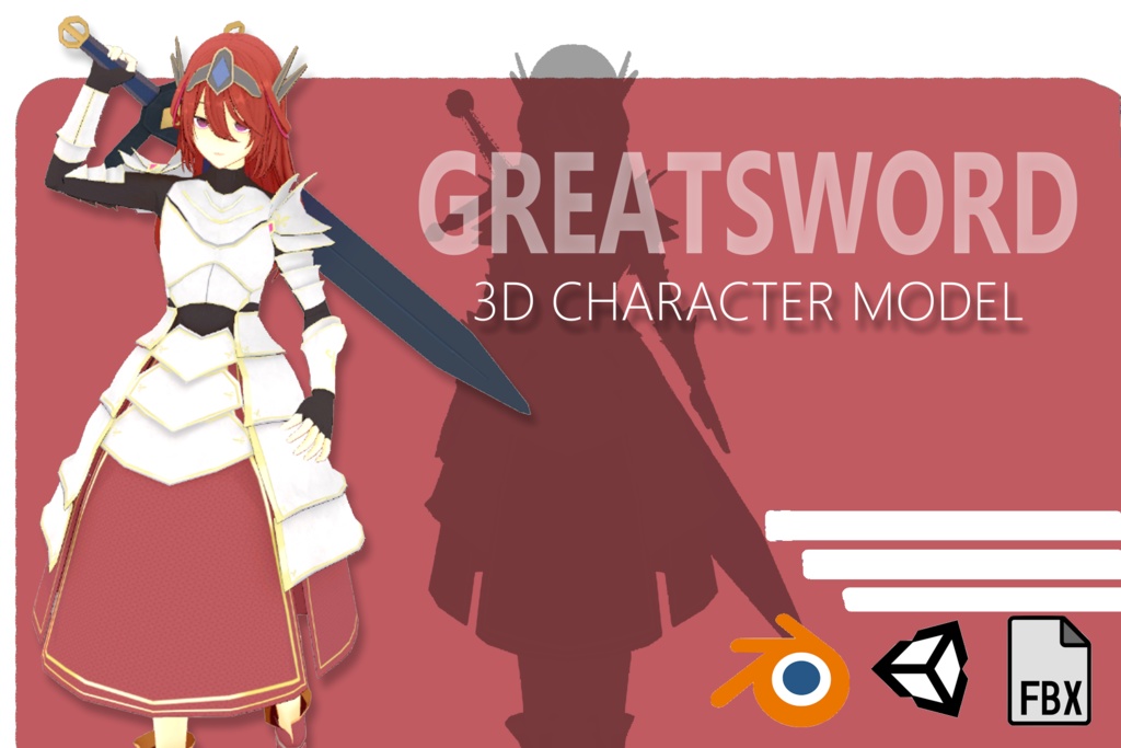 Anime Combat Greatsword Girl