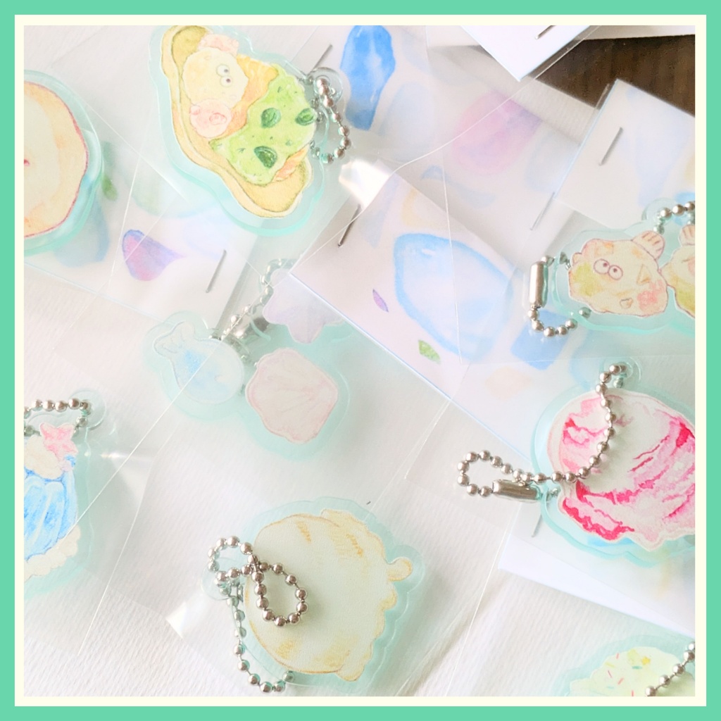【アクリルキーホルダー】喫茶ねぷかけミニチャーム