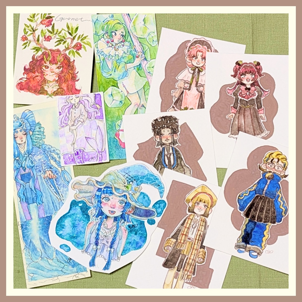 【フレームレス原画】小さいのいろいろ