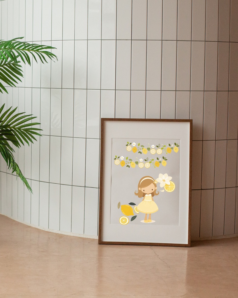 レモン香るティーパーティ クリップアート