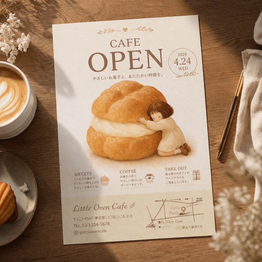 【36PNG クリップアート】Sweets and Little Ones ~お菓子と子供たち~