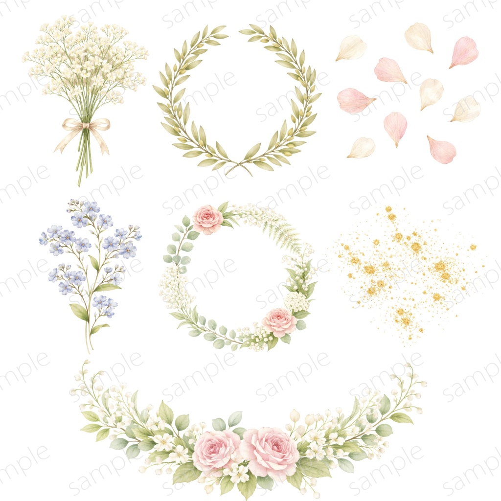 【46PNG クリップアート】The Wedding Keepsake 〜永遠を誓う、とっておきの一日〜