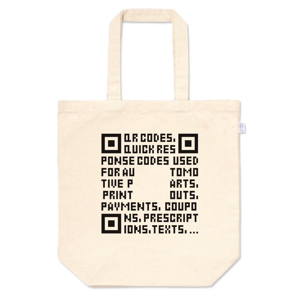 About QR Codes トートバッグ