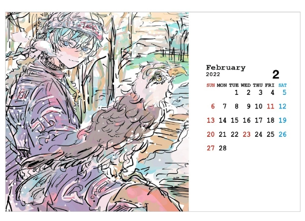 47ts卓上カレンダー2021