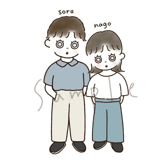 似顔絵イラスト(全身)