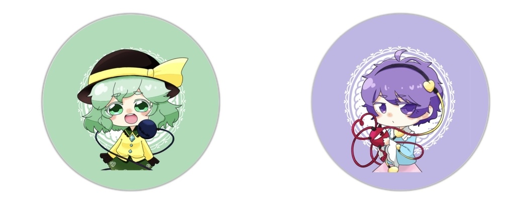 古明地姉妹缶バッジセット