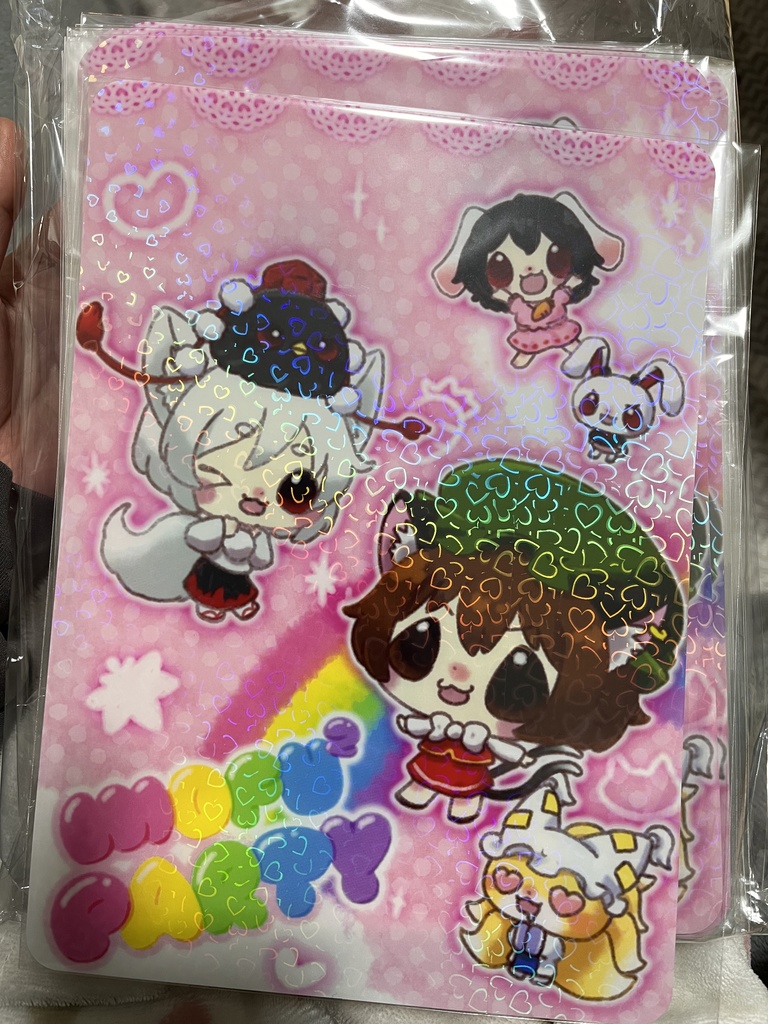 平成女児風下敷き