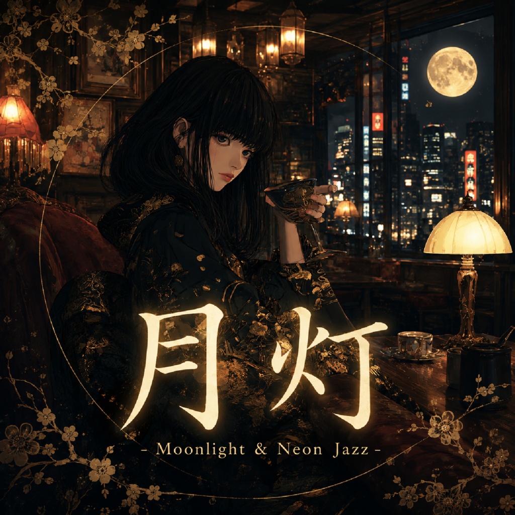 【和風ジャズ】月灯 - Moonlight & Neon Jazz -