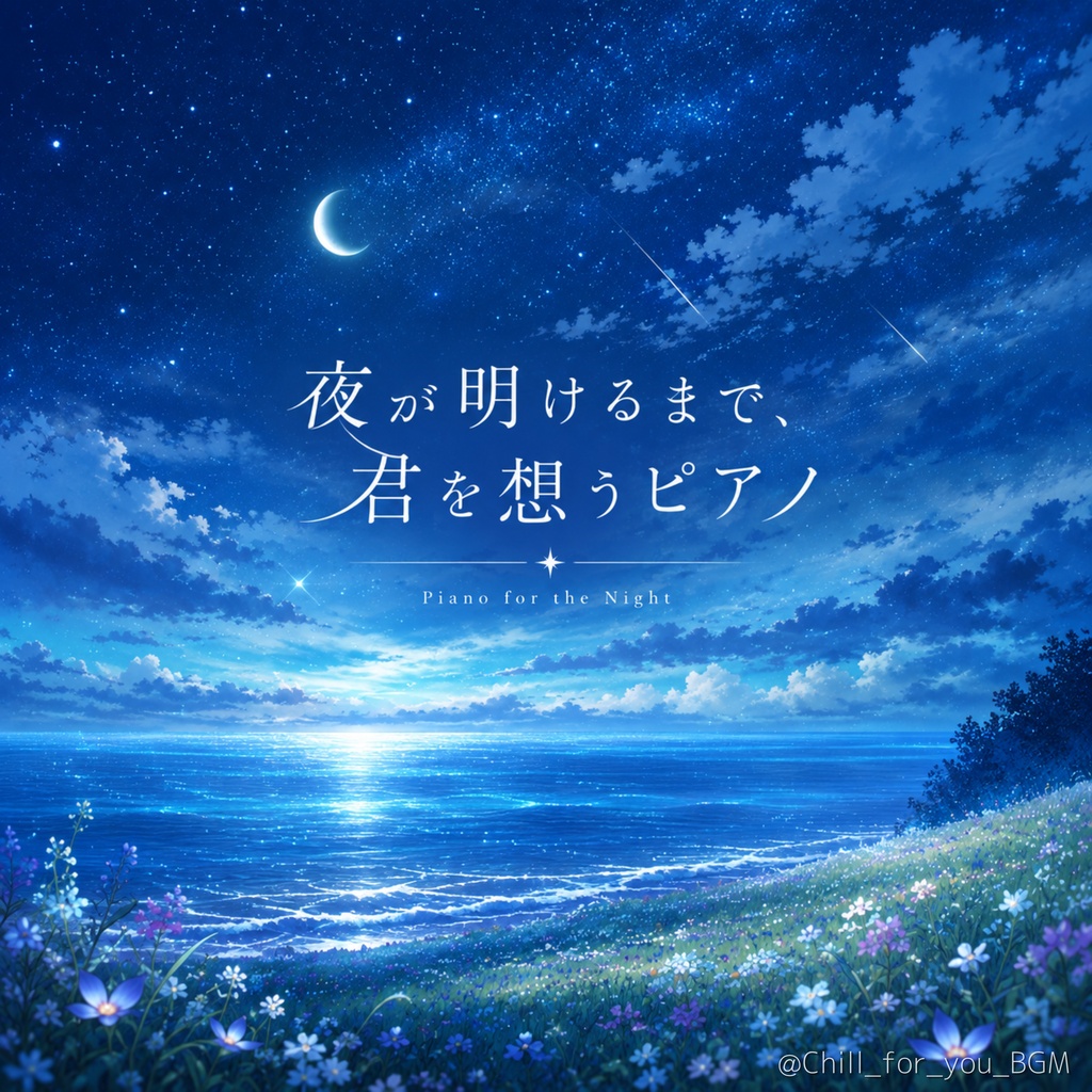 【ピアノBGM】夜が明けるまで、君を想うピアノ