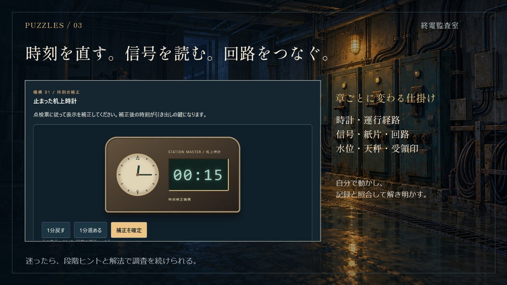 終電監査室