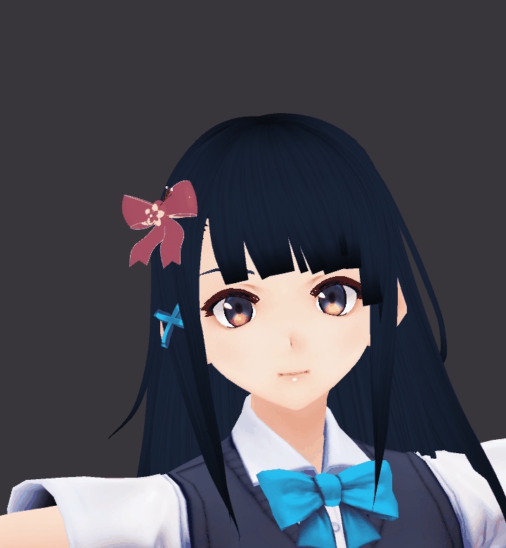 【10色セット】Petal Ribbon|陶花とパールのリボン髪飾り【MA設定・PhysBone付き】