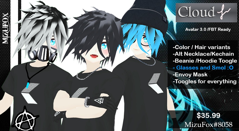 Cloud -Envoy- Humanoid Original [3D Character]