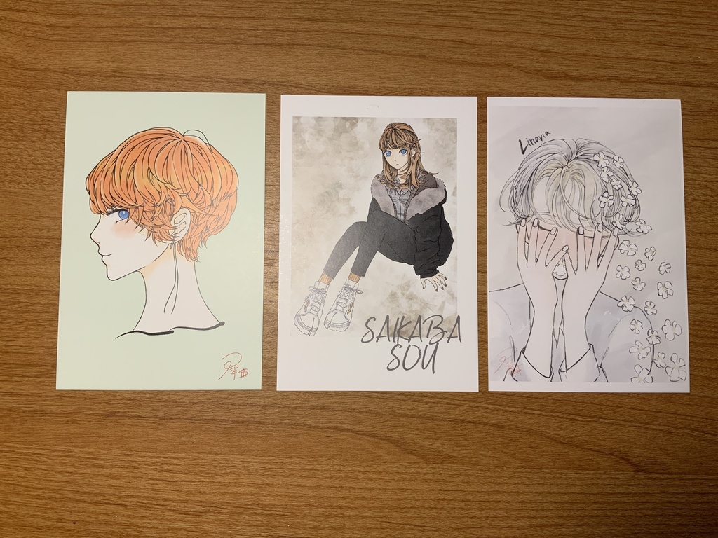 さいかばポストカード3種