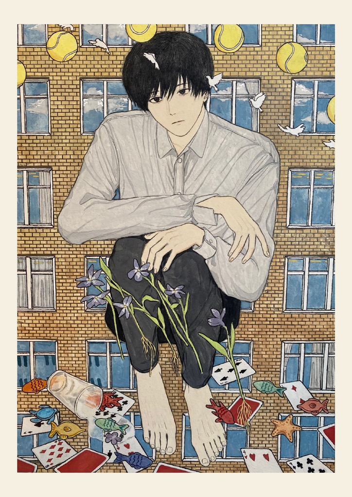 B5ポスター 窓