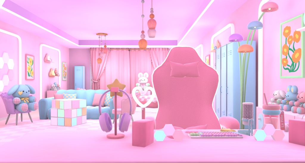 【Warudo】Sweet Gaming Room