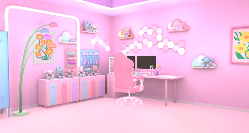 【Warudo】Sweet Gaming Room