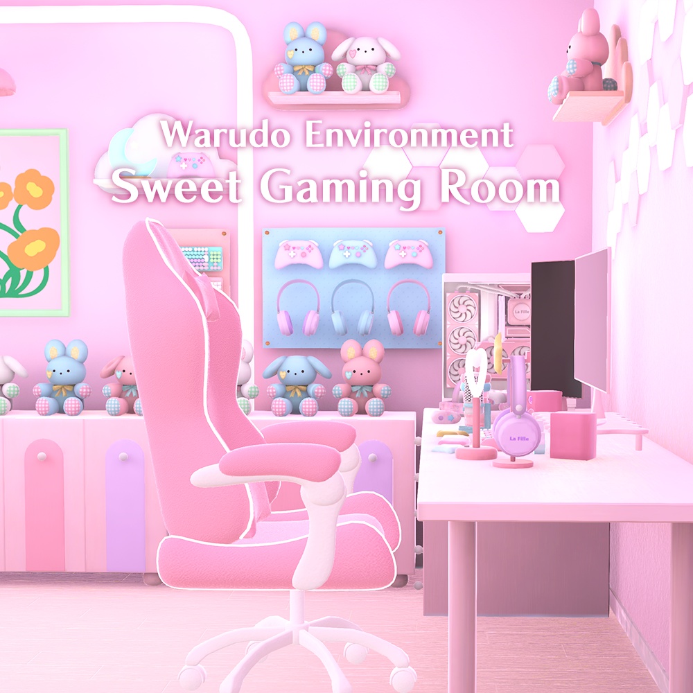 【Warudo】Sweet Gaming Room