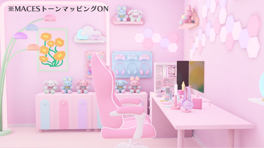 【Warudo】Sweet Gaming Room