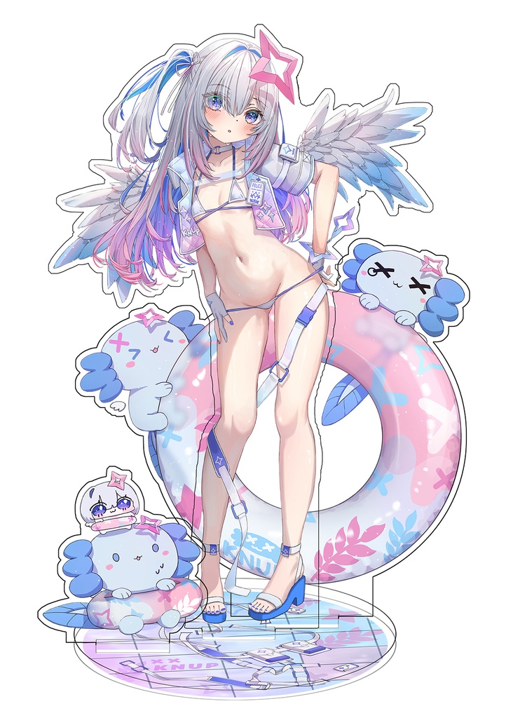 天界警備水着アクリルジオラマ 