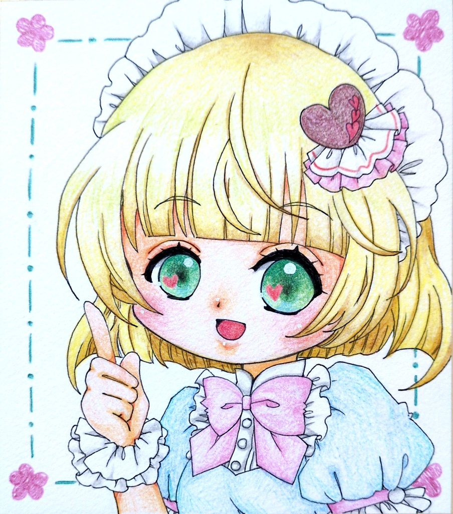 創作ミニ色紙
