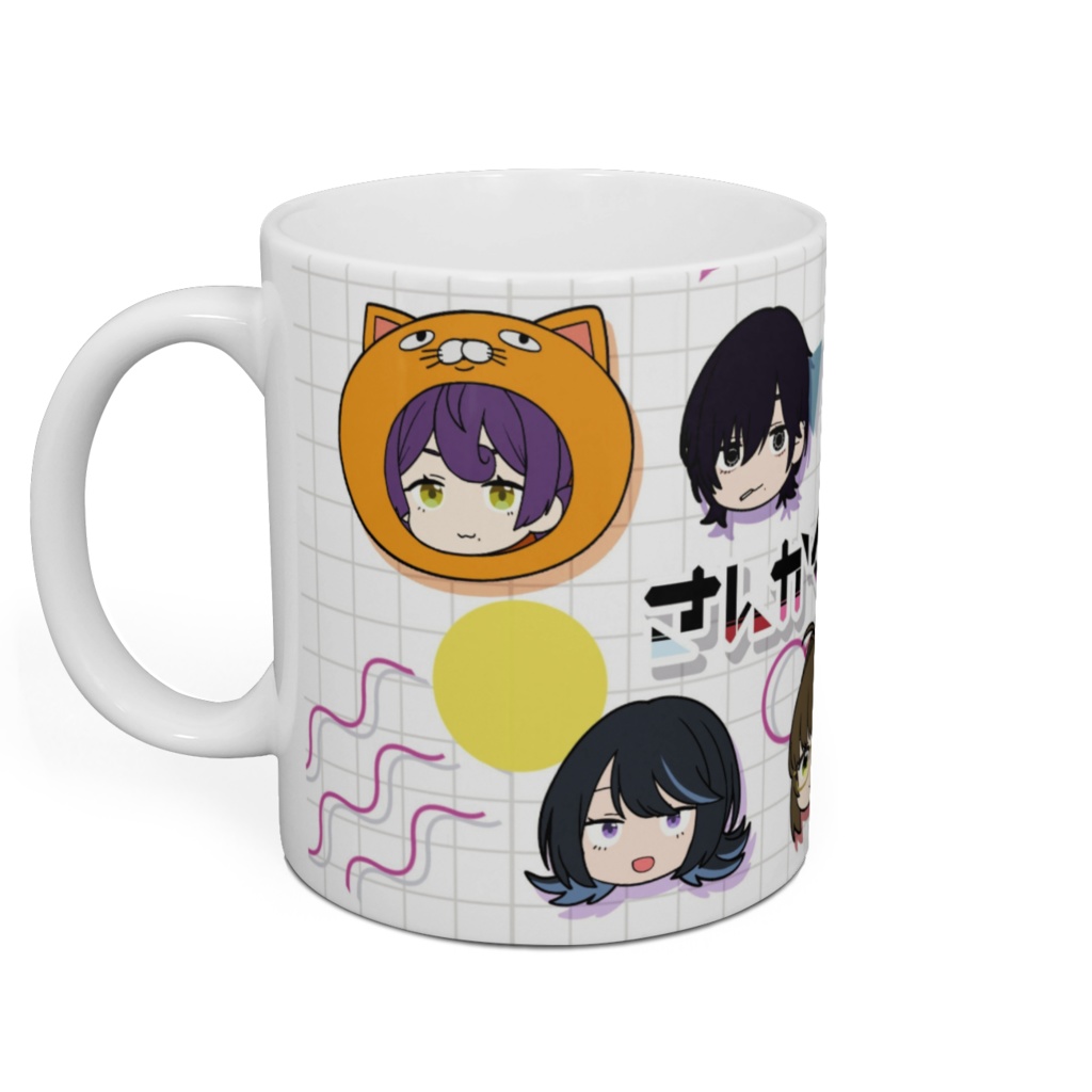 さんかくしかくマグカップ