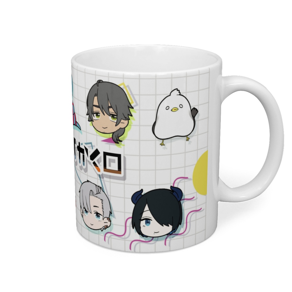 さんかくしかくマグカップ