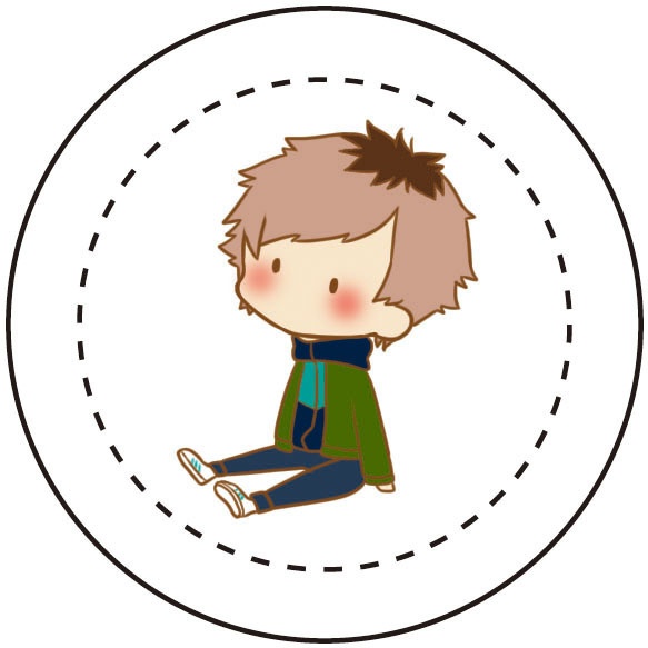 A3 缶バッジ 皆木綴 Mish Mash Booth