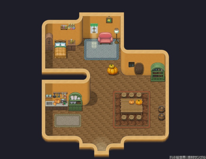 キノコ村タイルセット