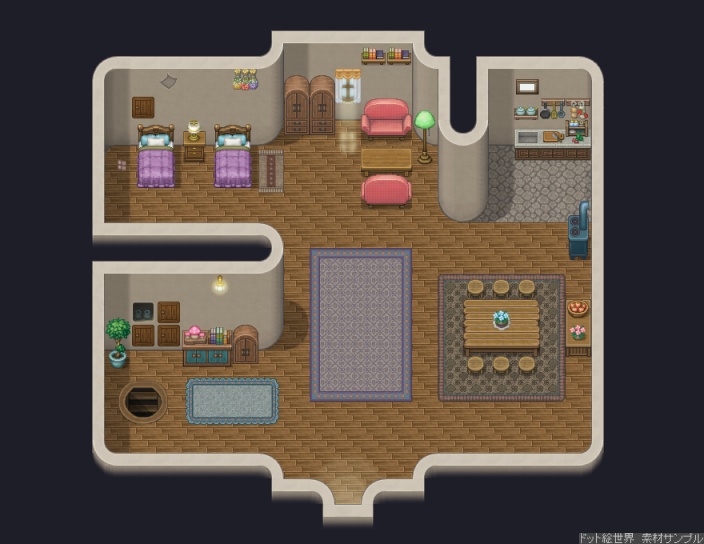 キノコ村タイルセット