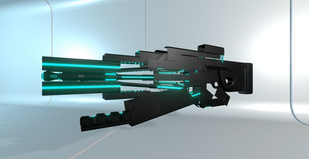 "AssaultType-Distractor" 変形アニメーション付き Unity,VRChat想定