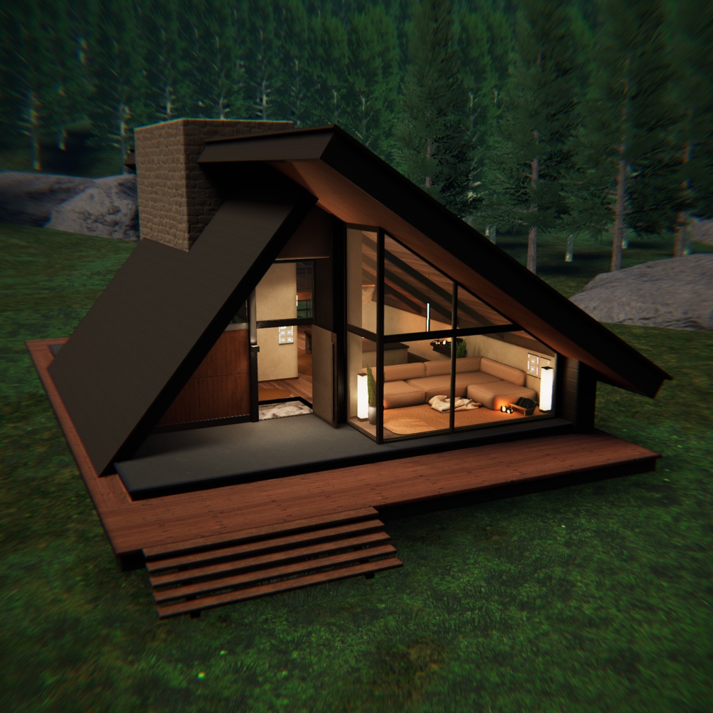 【販売ワールド】PineFold【SplitScapeシリーズ・Quest対応】