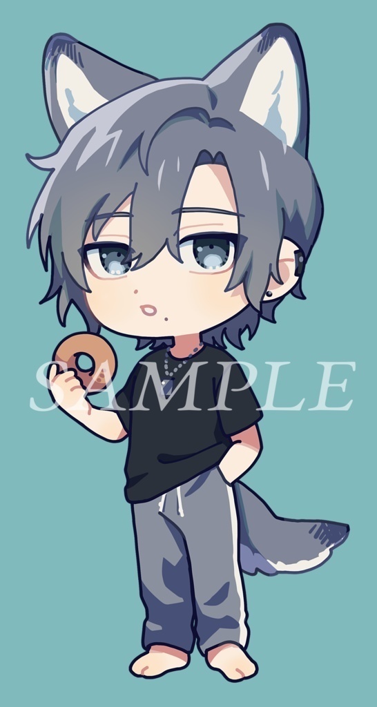 アクリルスタンド「巡・ケモ耳バージョン」（共依存お兄ちゃんは妹を痛いくらい愛してる）