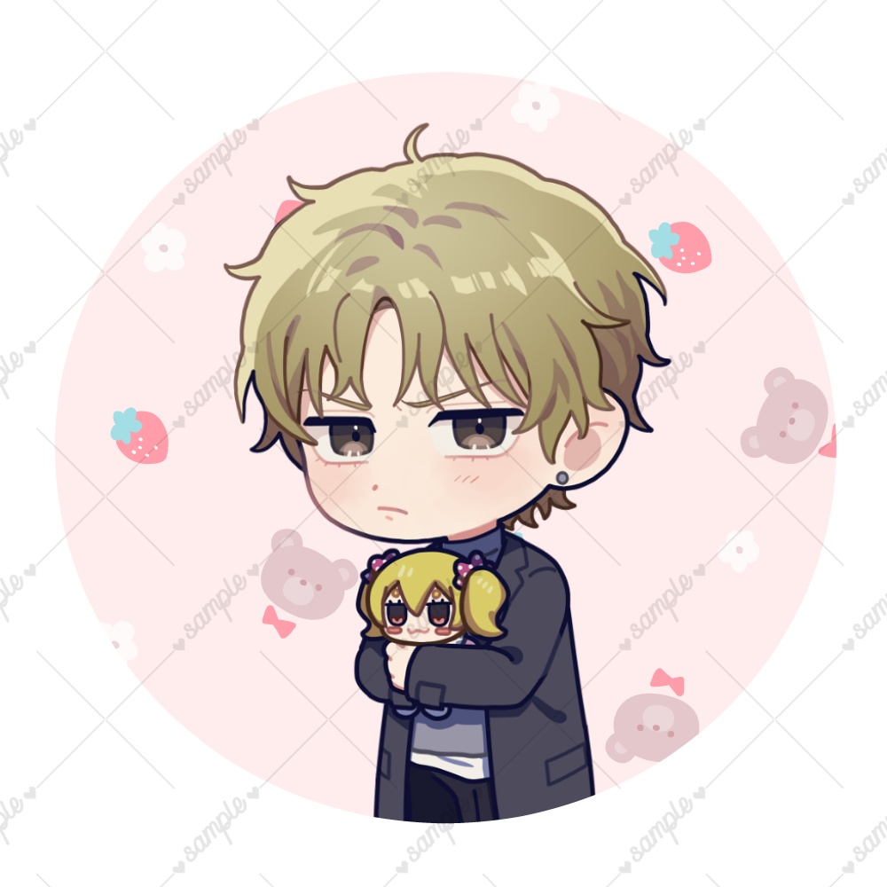 キラキラ缶バッチ・みれいたそ