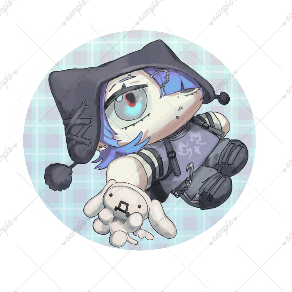 キラキラ缶バッチ・イブぬい