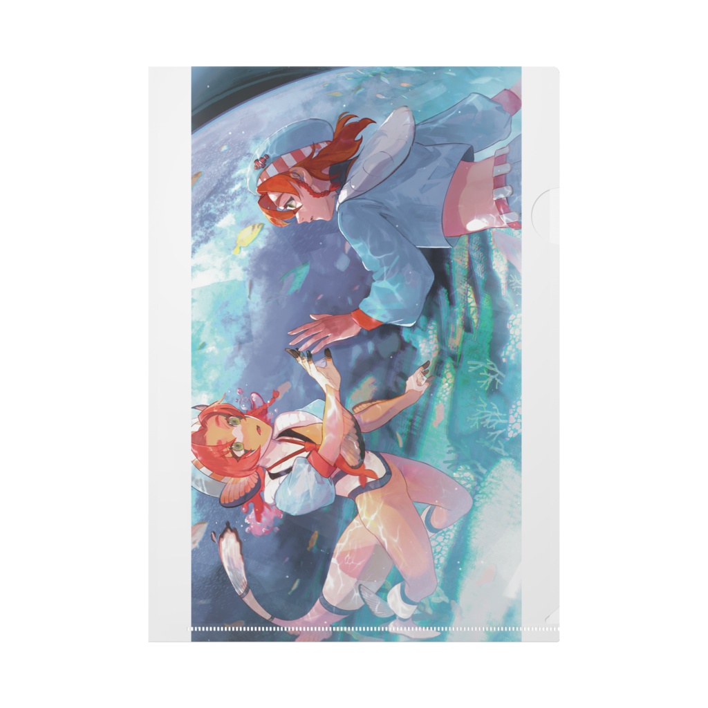 1周年記念イラスト クリアファイル