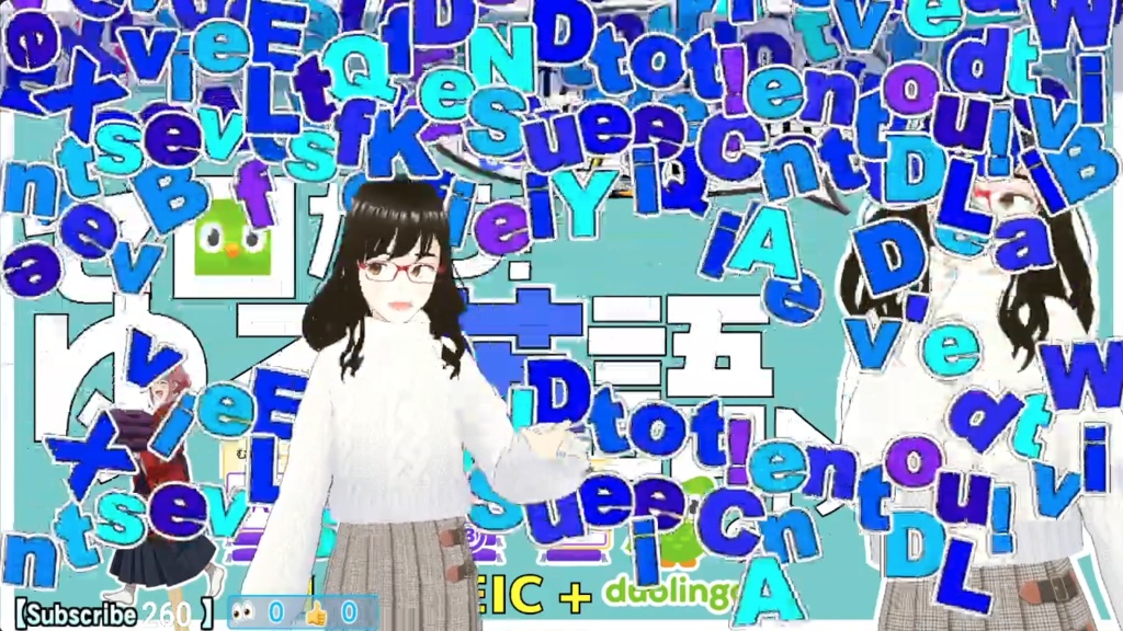 【無料】配信用OBS素材セット｜アルファベットスティンガー トランジション【商用利用可】