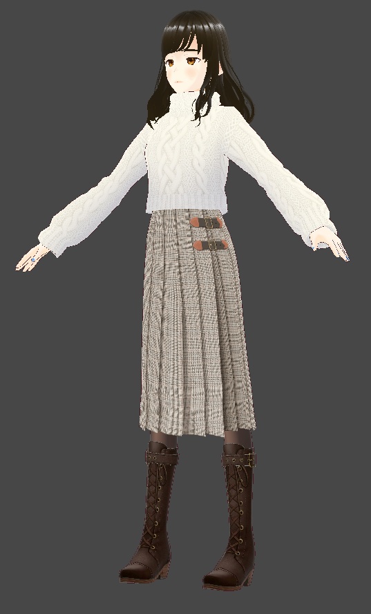 𥟠ã¹ã¿ã³ããŒãããã«ããŒã现網ïŒVRoidçšïŒ