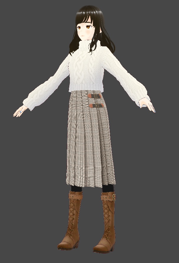 𥟠ã¹ã¿ã³ããŒãããã«ããŒã现網ïŒVRoidçšïŒ