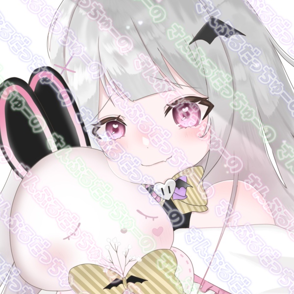 量産型風 文字素材 VTuber素材/Vライバー素材/透かし素材