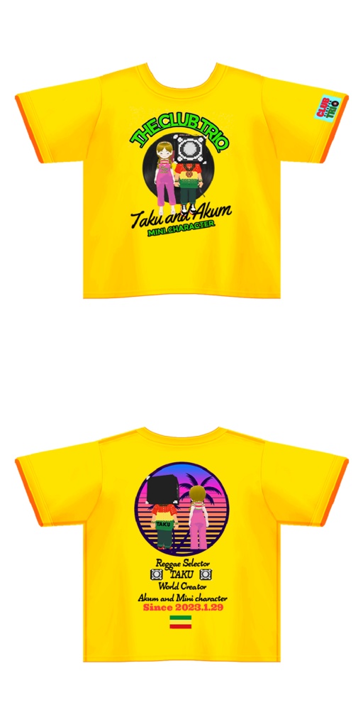 【Vroid】【無料】CLUB TRIO TAKUちゃん ワールドオープン記念 Tシャツ